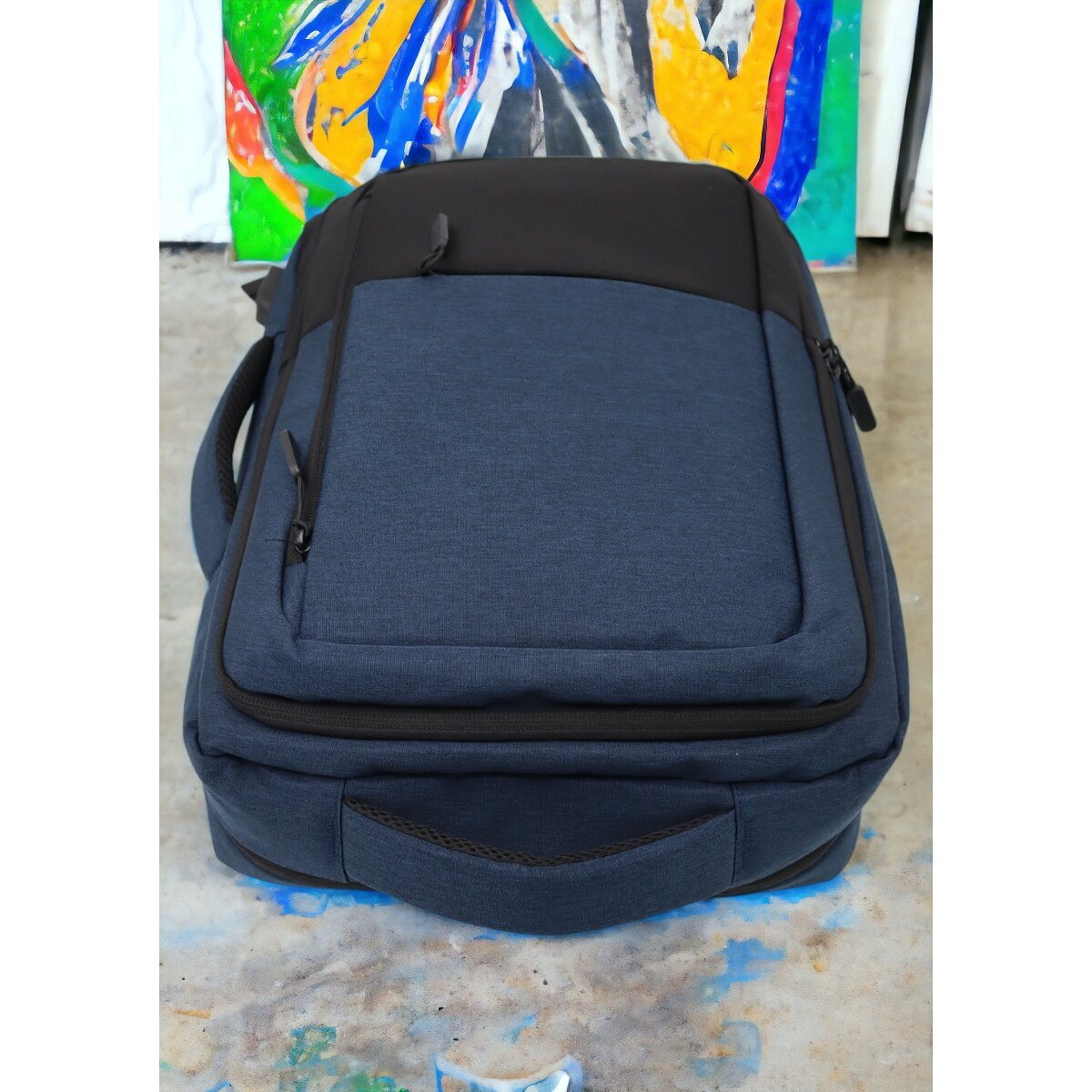 Rucsac multifunctional pentru laptop si tableta, port USB, 43x31x17cm, 1129, blue