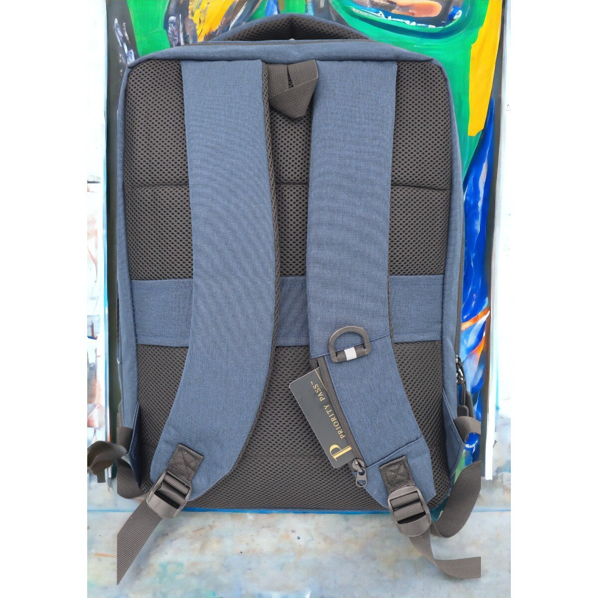 Rucsac multifunctional pentru laptop si tableta, port USB, 43x31x17cm, 1129, blue