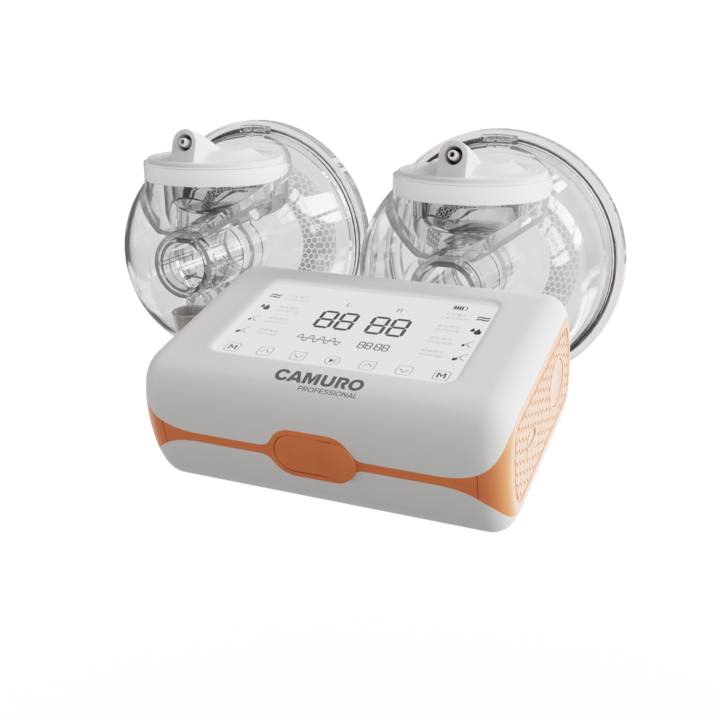 Pompa de san electrica dubla Camuro® Professional, Portabila, Anti-Reflux, 3 moduri de tragere si cu 9 niveluri de intensitate, display LED