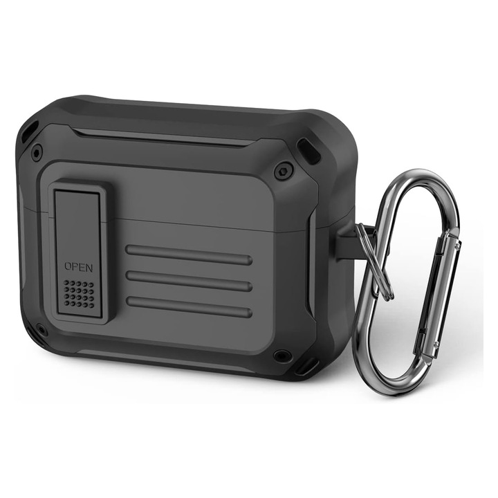 Husa pentru casti, Silicon, Compatibil cu Sony Linkbuds S, Negru