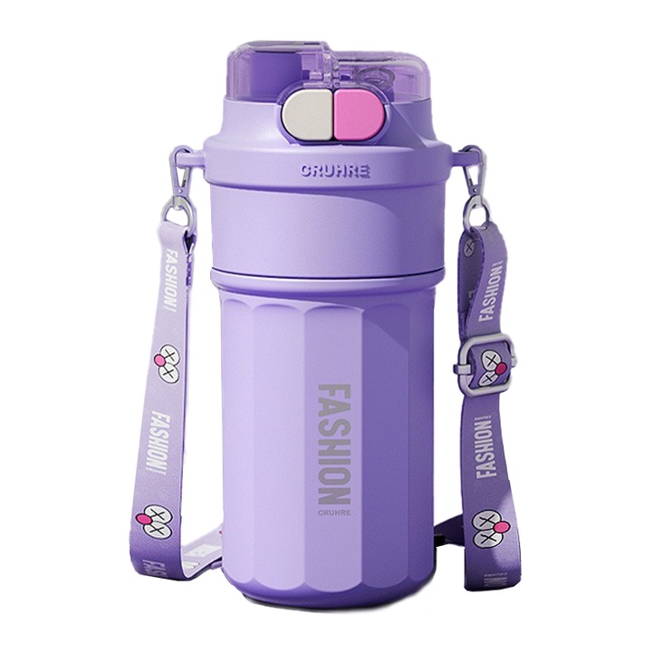 Cana termos, Otel inoxidabil, 520ml, Mov