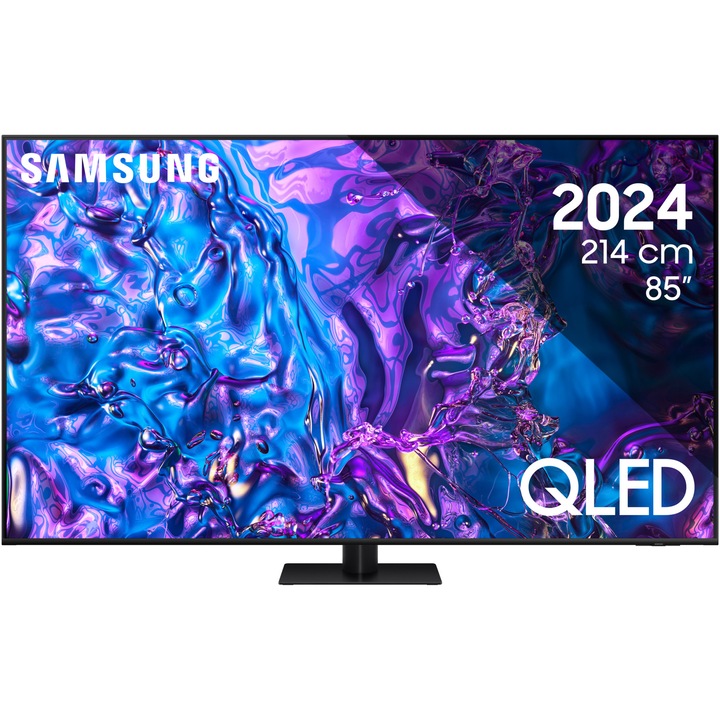 Телевизор SAMSUNG QLED 85Q70D, 85" (214 см), Smart, 4K Ultra HD, Клас E (Модел 2024)