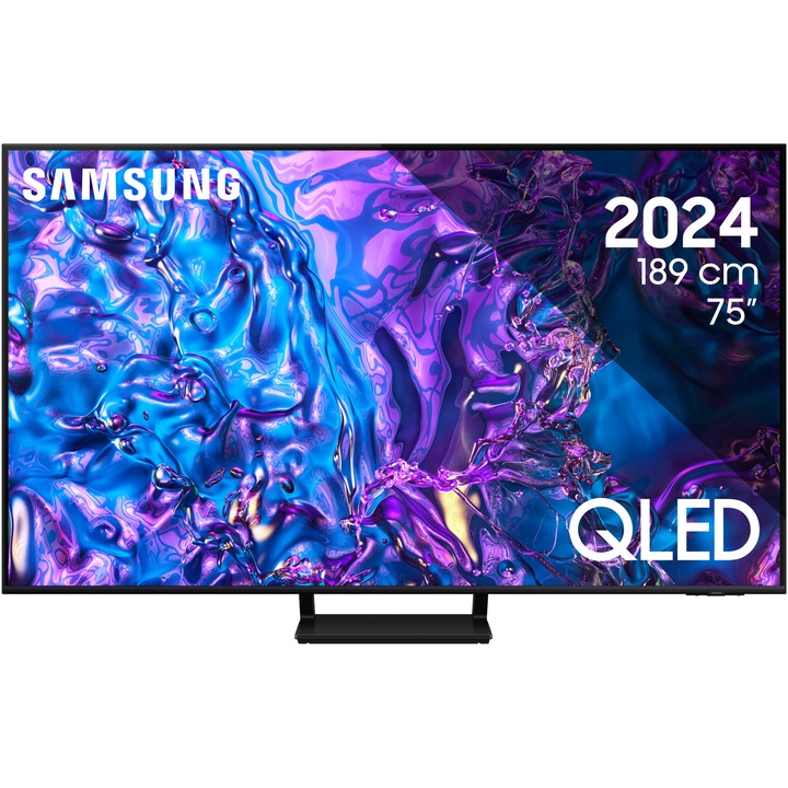 Телевизор SAMSUNG QLED 75Q70D, 75" (189 см), Smart, 4K Ultra HD, Клас D (Модел 2024)