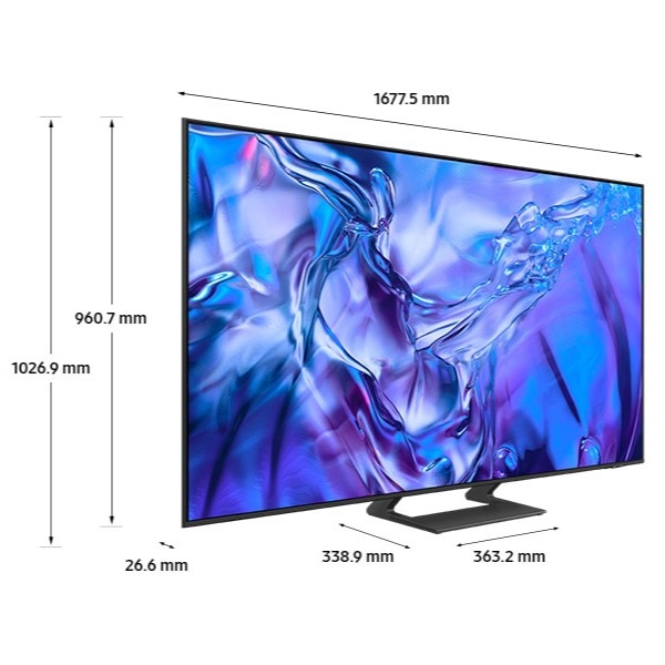 Televizor SAMSUNG LED 75DU8572, 189 cm, Smart, 4K Ultra HD, Clasa G