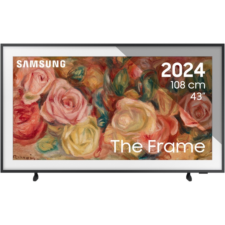 Телевизор Samsung QLED The Frame 43LS03D, 43" (108 см), Smart, 4K Ultra HD, Клас G (Модел 2024)