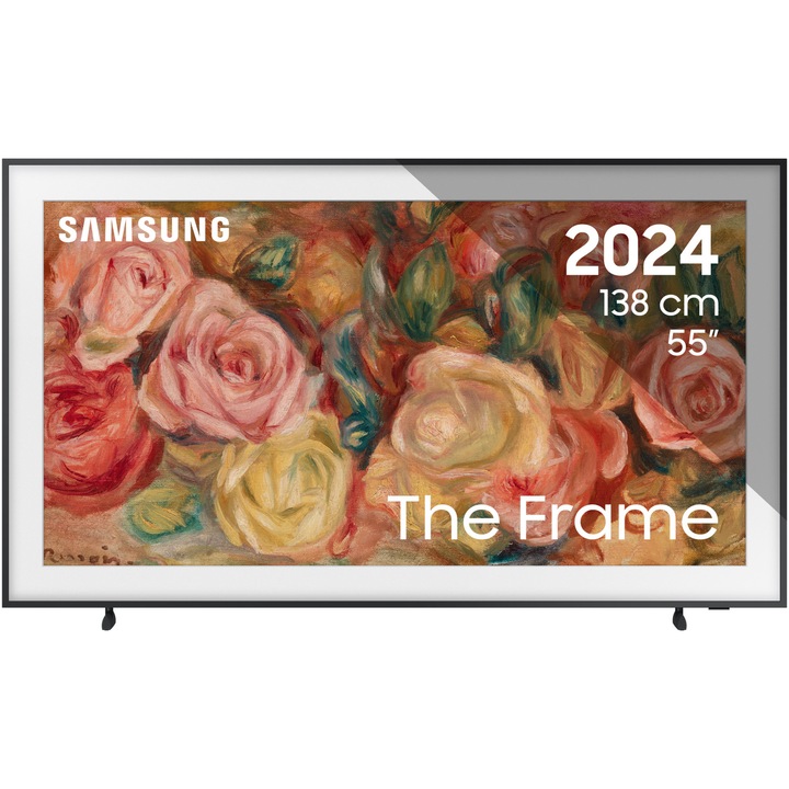Телевизор Samsung QLED The Frame 55LS03D, 55" (138 см), Smart, 4K Ultra HD, 100 Hz, Клас G (Модел 2024)