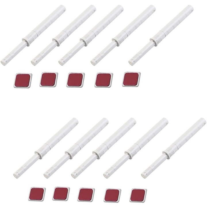 Set 10 Incuietori magnetice push-open deschide si inchide usa printr-o simpla apasare, JENUOS®