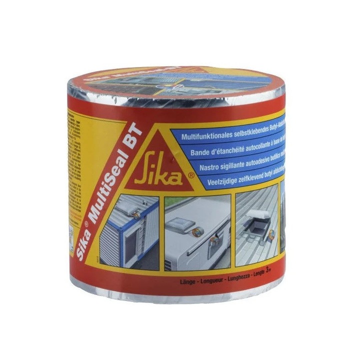 Banda sigilanta autoadeziva Sika MultiSeal BT 3 metri laminata cu folie de aluminiu