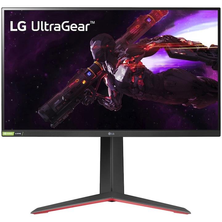 LG UltraGear 27GP850P-B.AEU Gaming monitor, IPS, 27", QHD, 144Hz, HDMI, Fekete