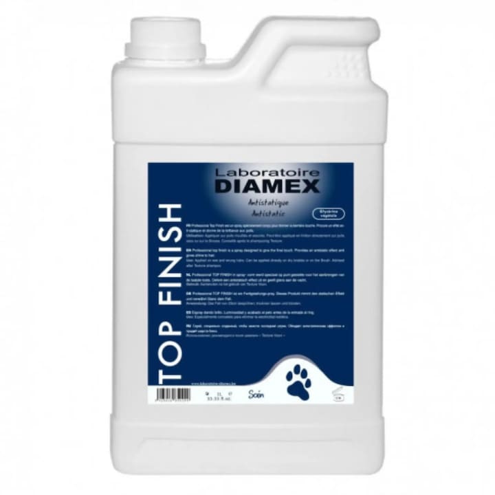 Top Finish Hair Care töltő antisztatikus spray, Diamex, 1 lt