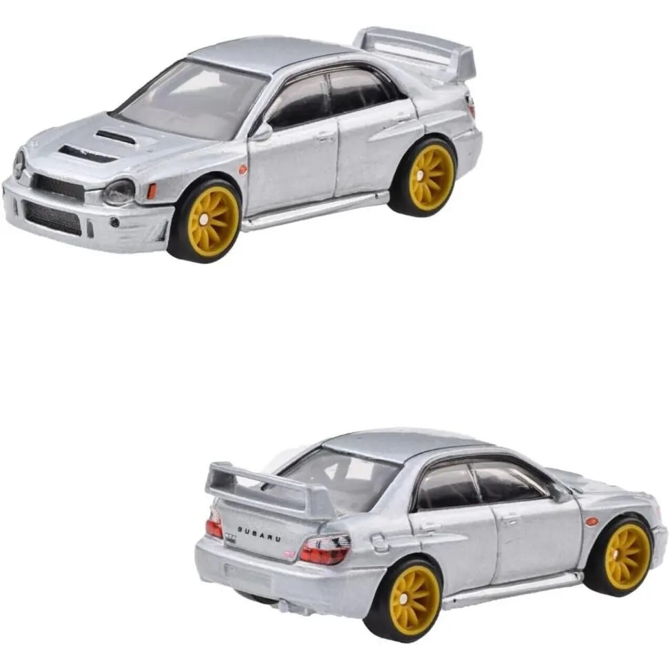 Set 2 Masinute Hot Wheels Premium, Subaru Impreza WRX & 2016