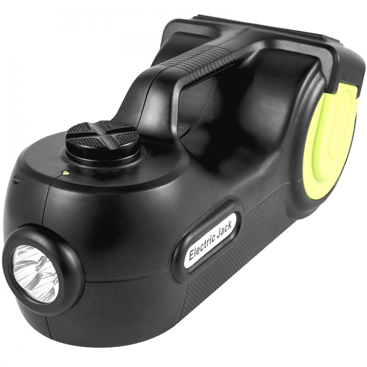 Cric Auto Hidraulic Electric, Capacitate 5 Tone, Raza de Ridicare 155-530 mm, 12V DC, Panou de Control