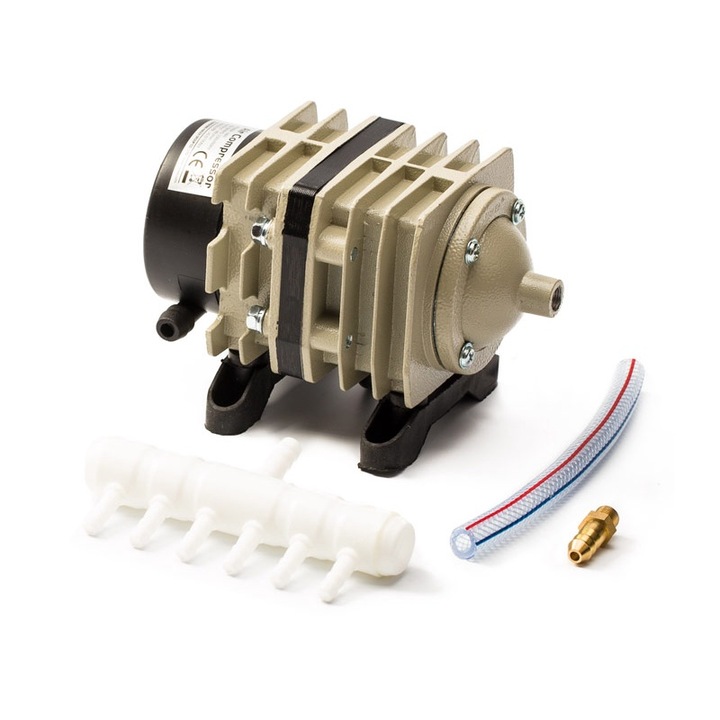 Pompa de apa Hailea ACO-308, debit 2700 l/h, 22W, 6 iesiri, 159x95x95mm