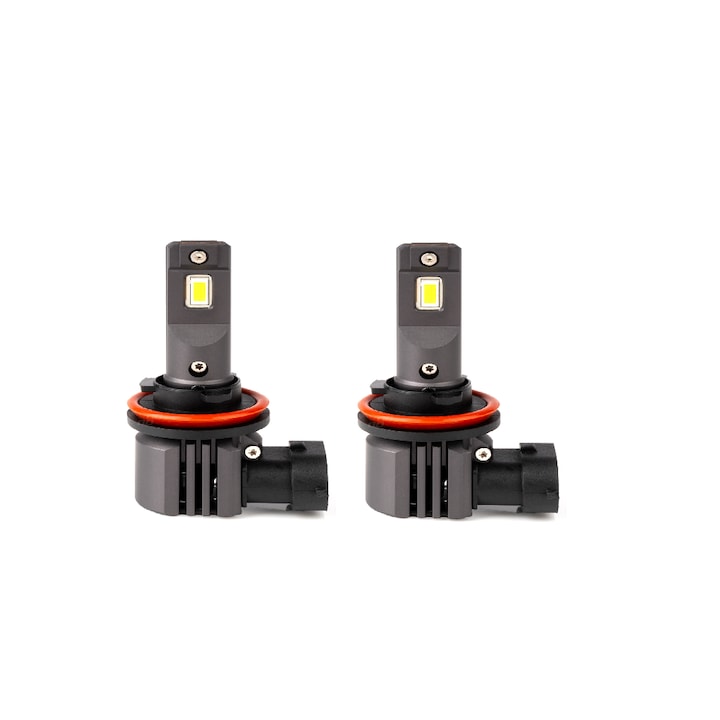 Set 2 becuri LED Canbus, H8/H9/H11 12V 6000K