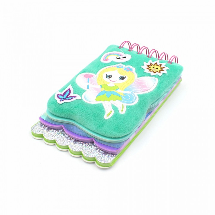 Carnetel, verde, 3D, Fetita fluturas, 120 pagini