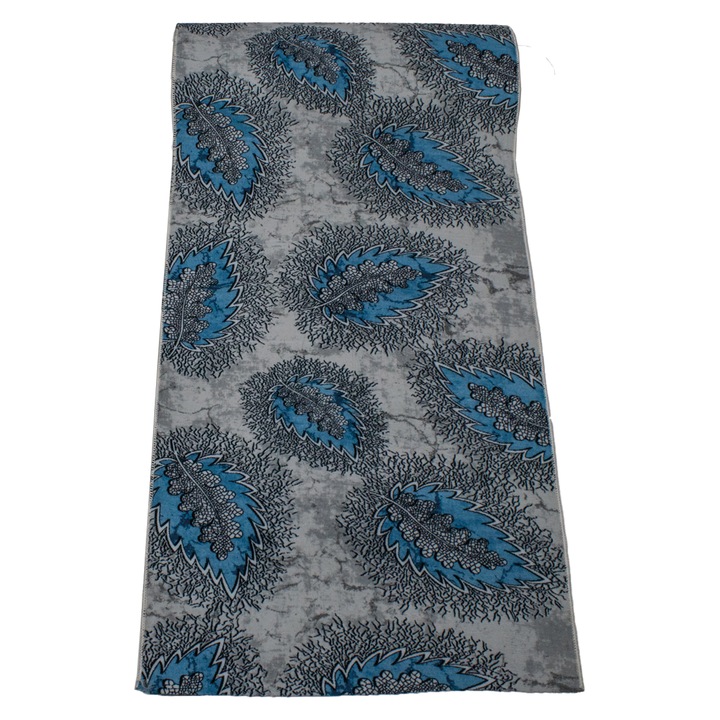 Противохлъзгащ килим син лист 80х300см-RO-015