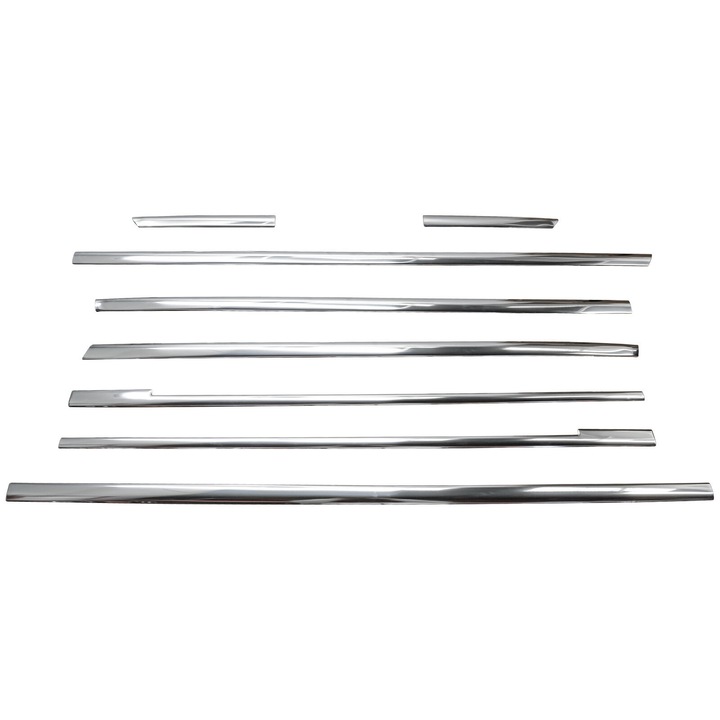 Set de 8 ornamente chedere/usi cromate pentru Mercedes Vito, V-Class W447 model scurt/compact din 2014