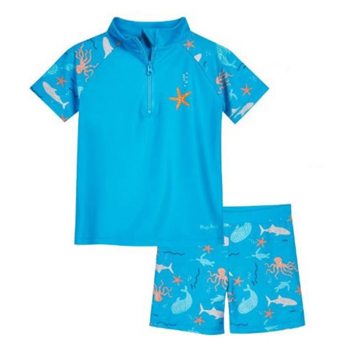 Детски бански с uv защита, Playshoes, Sea Animals, момчета, син, 86-92