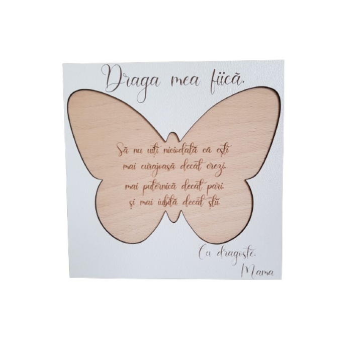 Anya-lánya dekoráció, fa, 20 cm, ArtemisGift