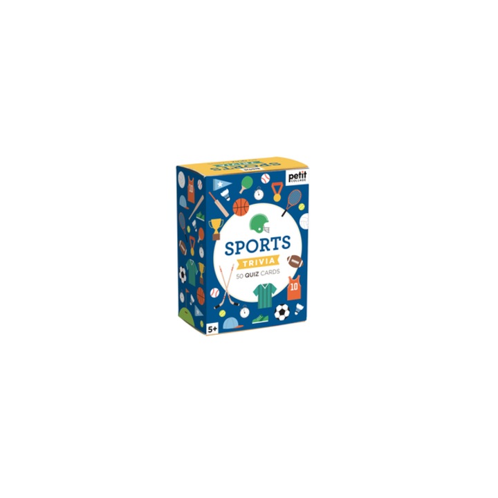 Sports Trivia 50 Quiz Cards, Petit Collage
