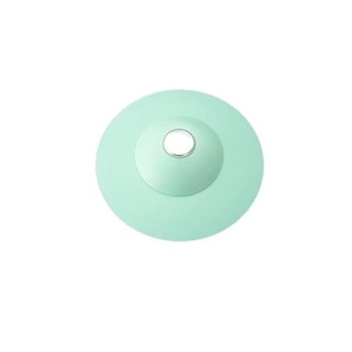 Dugó kádhoz, mosogatóhoz, 10 cm, szilikon, zöld, Dactilion®