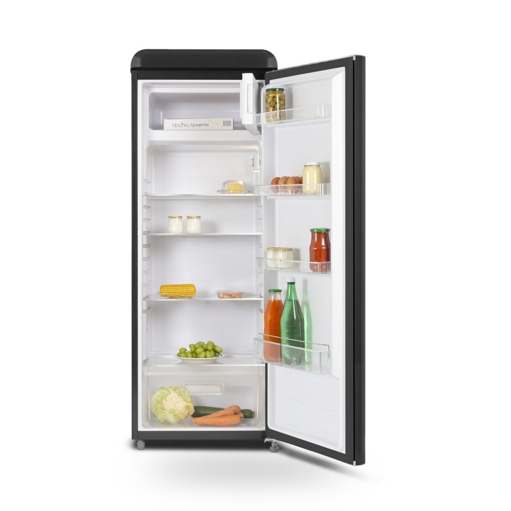 Frigider retro cu o usa Schneider, H 150 cm, volum 229 litri, design ...