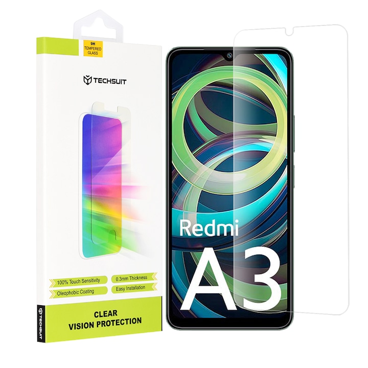 Π‘ΡΡΠΊΠ»Π΅Π½ ΠΡΠΎΡΠ΅ΠΊΡΠΎΡ Techsuit Π·Π° Xiaomi Redmi A3, ΠΡΠΎΠ·ΡΠ°ΡΠ΅Π½