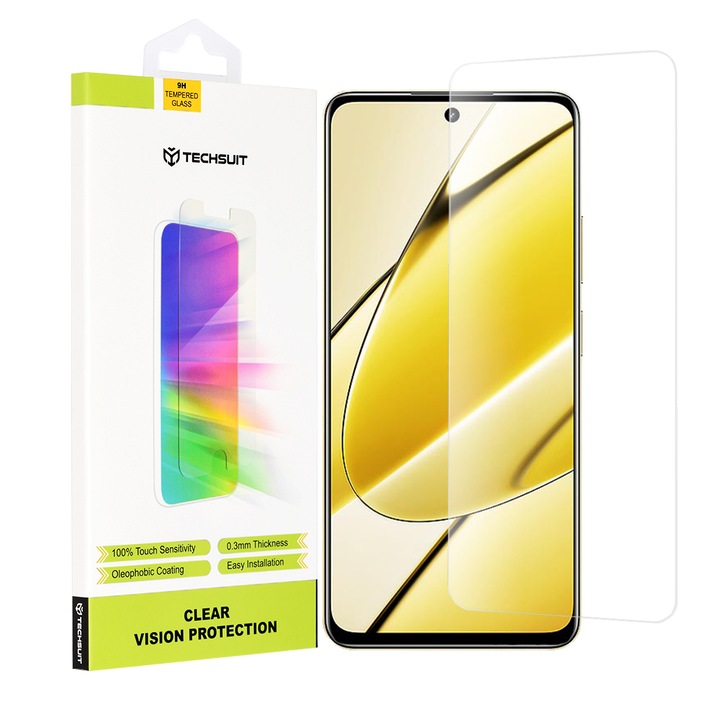 Protector de sticla pentru Realme 11 5G - Techsuit Clear Vision - Transparent