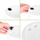 Ghiveci rotund inalt Tubus slim shine DTUS200S, 20x38cm, Alb