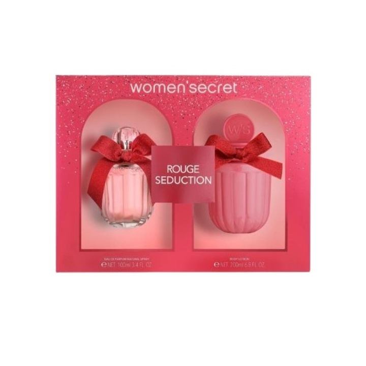 Set Women Secret Rouge Seduction Apa de Parfum 100ml, Lotiune de Corp 100ml, Femei