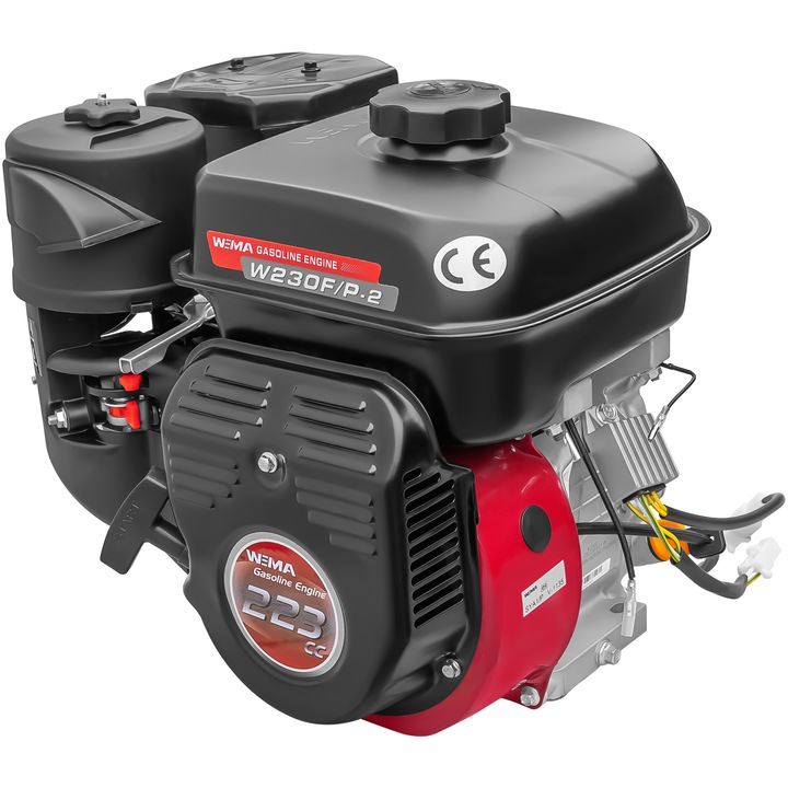 Motor Weima WM230F/P-2, cu caneluri, 7.5CP, benzina, 223cc, 3.5L, diametru ax 20mm