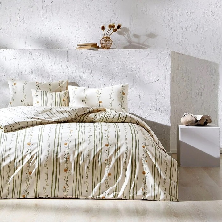 Lenjerie de pat dublu, 2 persoane, Bumbac 100%, Levi (Tac Reborn)