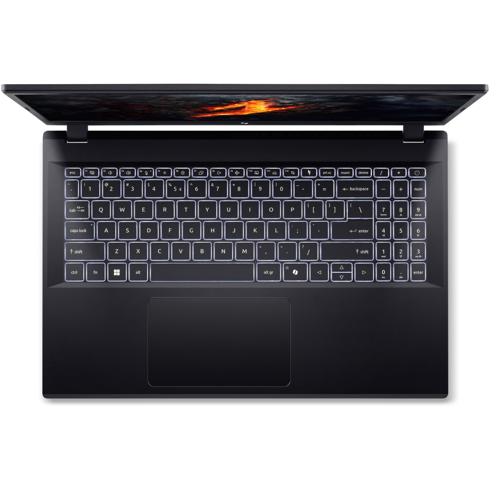 Laptop Acer Gaming Acer Nitro V 15 ANV15-41 cu procesor AMD Ryzen™ 7 7735HS pana la 4.75GHz, 15.6'' Full HD, IPS, 144Hz, 16GB DDR5 RAM, 512GB SSD, NVIDIA® GeForce RTX 4060 8GB GDDR6, Obsidian Black, No OS