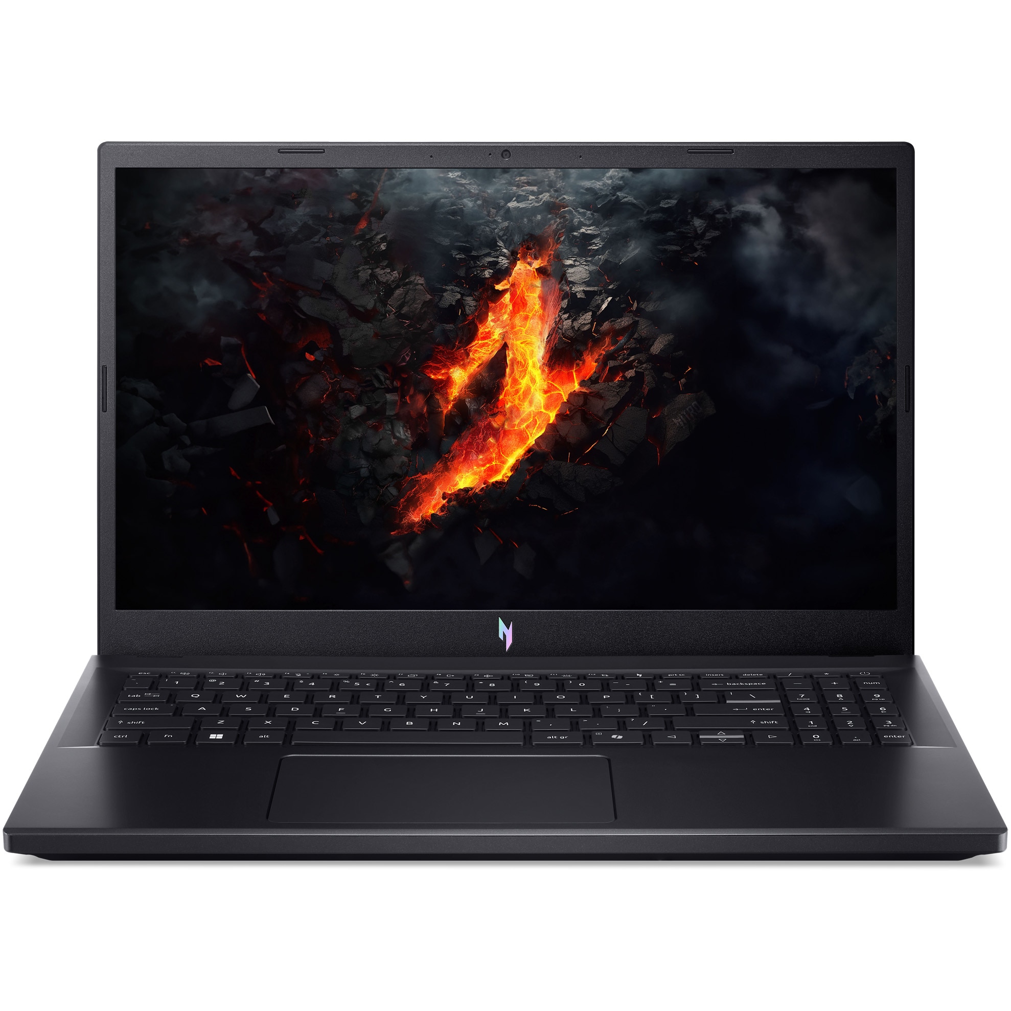 Laptop Acer Gaming Acer Nitro V 15 ANV15-41 cu procesor AMD Ryzen™ 7 7735HS pana la 4.75GHz, 15.6'' Full HD, IPS, 144Hz, 16GB DDR5 RAM, 512GB SSD, NVIDIA® GeForce RTX 4060 8GB GDDR6, Obsidian Black, No OS