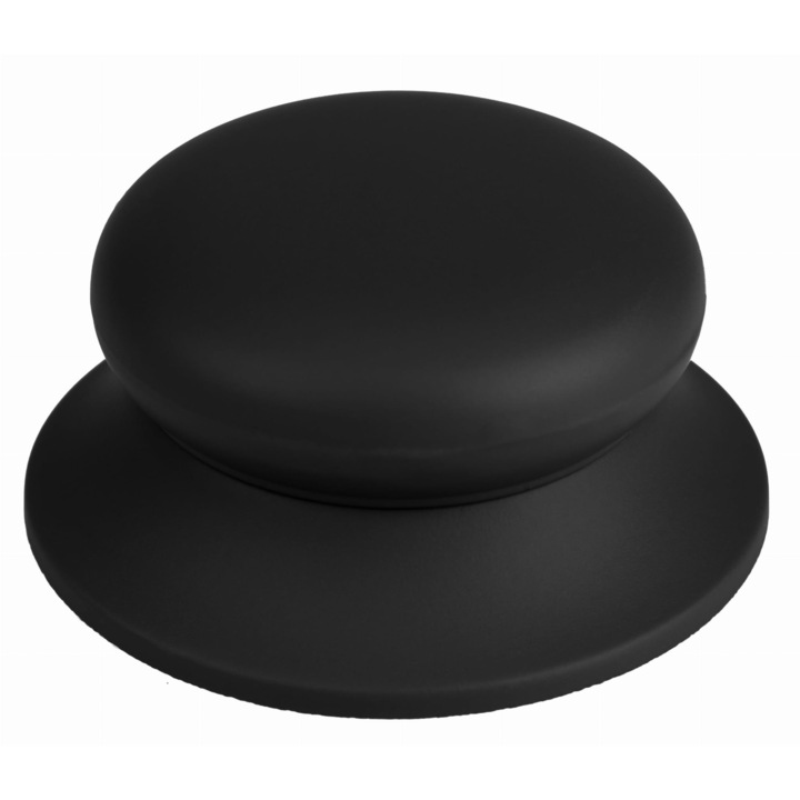 Maner silicon pentru capac vase, Galicja, rezistent la caldura, negru, 6.5x5x3cm