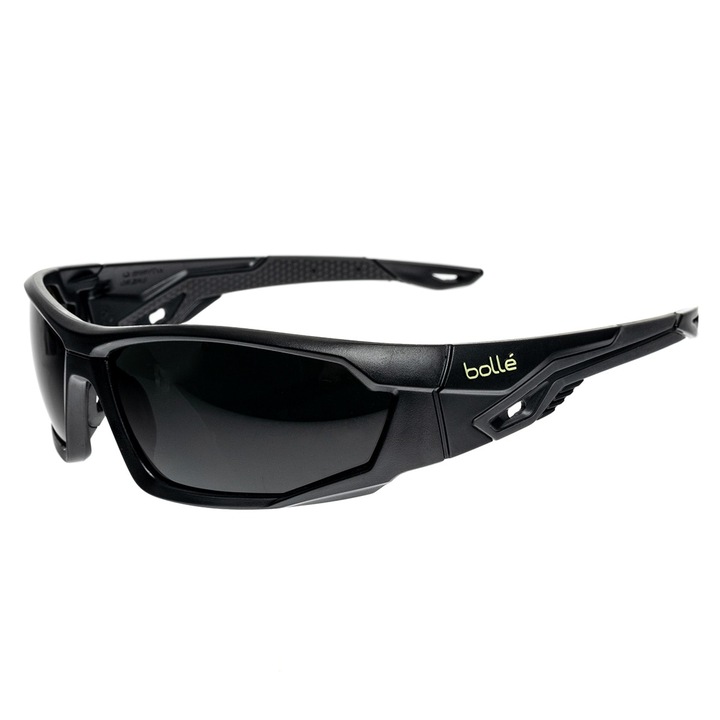 Ochelari tactici unisex Mercuro, Bolle, Policarbonat/Plastic, Negru