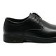 Pantofi barbati Mels stil derby, negri, din piele naturala FNX8673, 41 EU