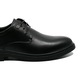 Pantofi barbati Mels stil derby, negri, din piele naturala FNX8673, 41 EU