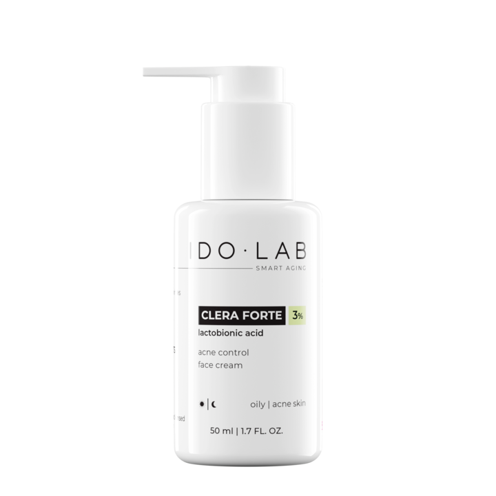Clera Forte arckrém, IdoLab, Pattanásos bőrre, nappali/éjszakai, 50 ml
