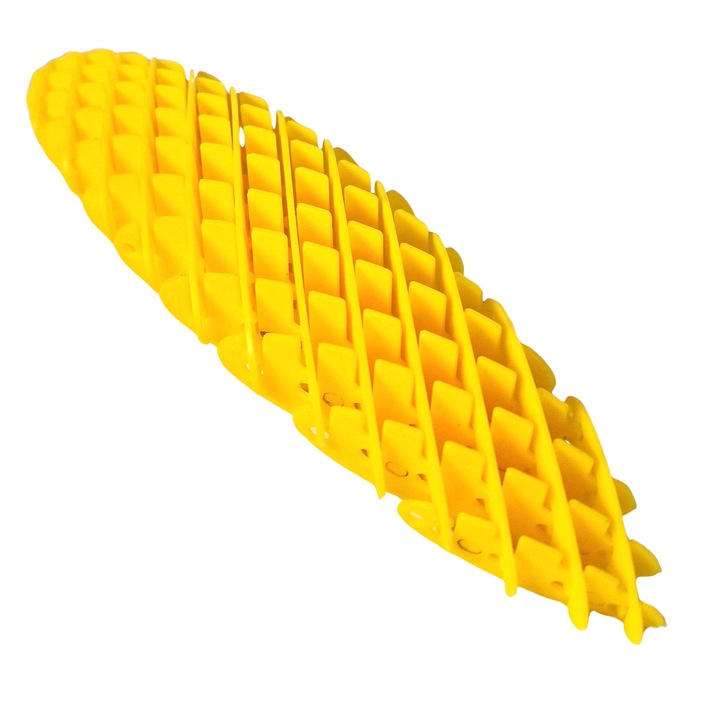 Interaktív antistressz játék, Fidget játék, rugalmas és formázható, 25 cm, sárga