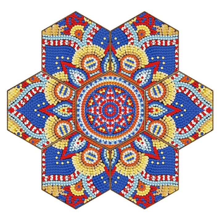 7 db Moments poháralátét készlet, akril, 8x9cm