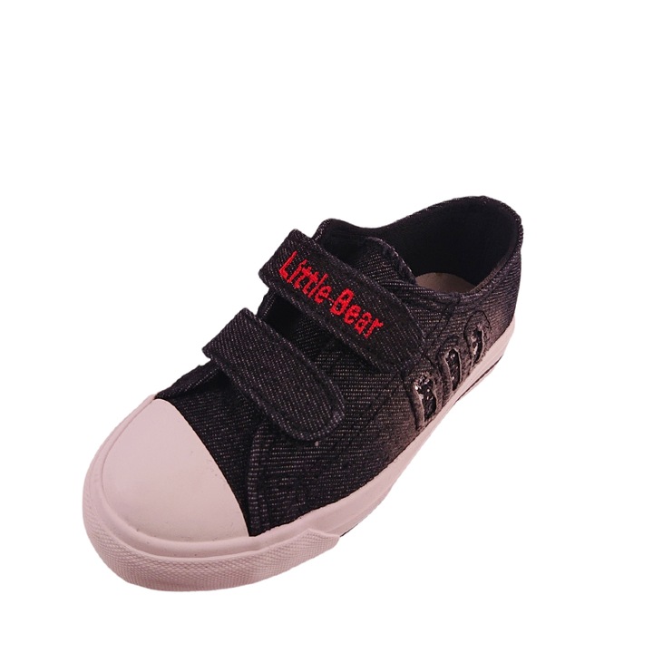 Gyerek tornacipő Chippo Kids Little Bear 71267, farmer, 24-30, Fekete