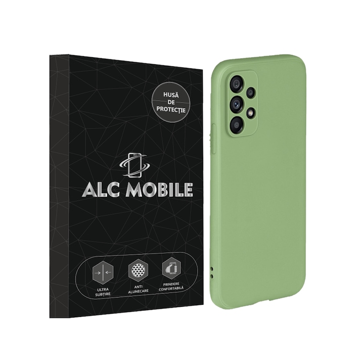 Калъф Soft Touch, тънък, ALC Mobile, противоударен, съвместим с Samsung Galaxy A23 5G, зелен Tpu