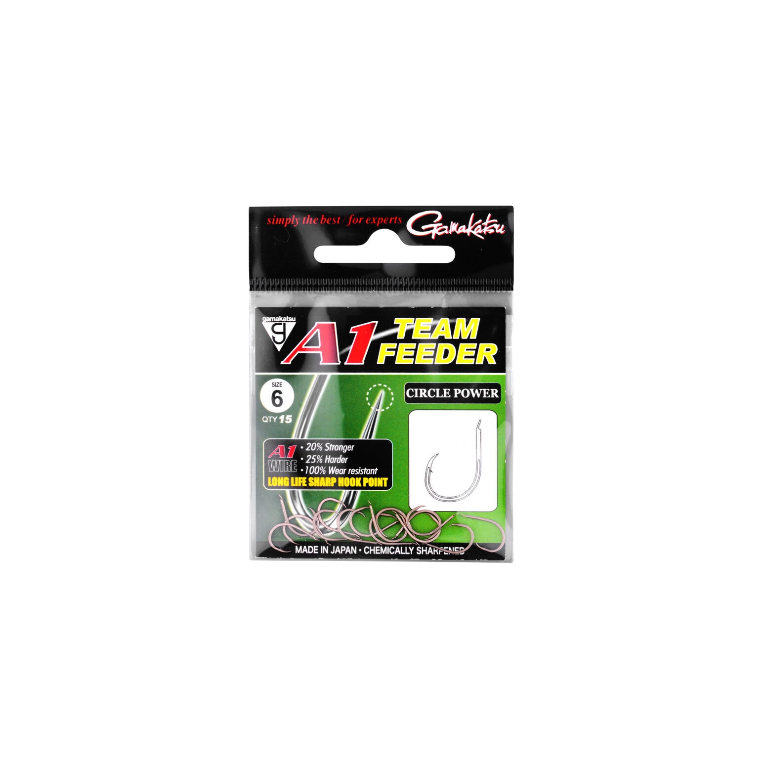 Gamakatsu Pichimebaru Fishing Hook - No. 10, Live Bait Hook, 19 Hooks Per Pack - View #5
