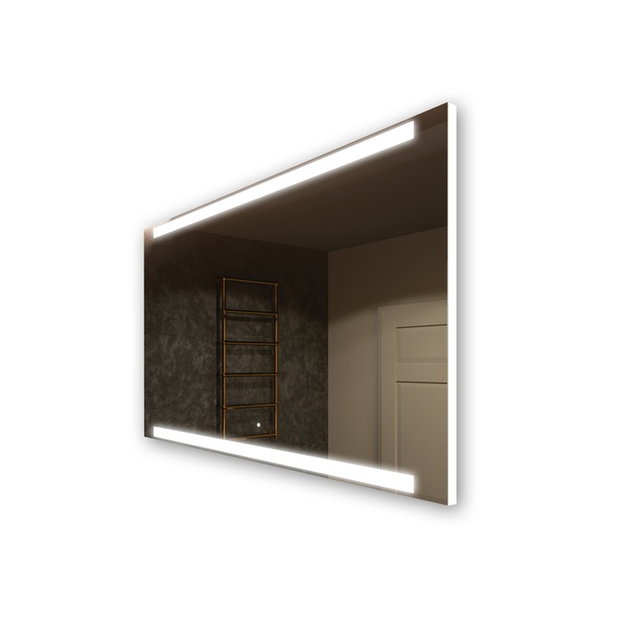 Oglinda decorativa cu iluminare LED Artforma 50x70 cm Alb rece 7000K