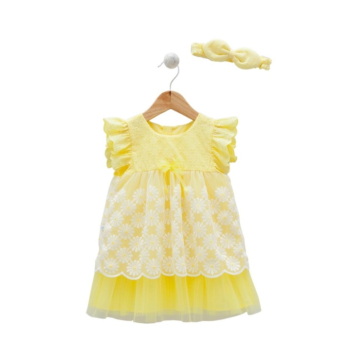 Rochita Fetite, Caramell, cu Crizanteme, JIK8152 -, Galben, Galben