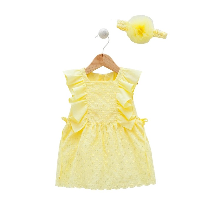 Rochita cu Volanase, Caramell, Bentita Asortata, JIK8155, Galben