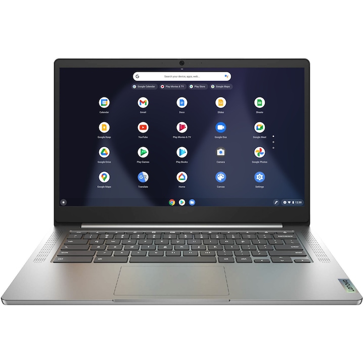 Лаптоп Lenovo IdeaPad 3 Chrome 14M836, 14″ FHD, MediaTek MT8183 8-core, 4GB DDR4, 64 GB eMMC, 1.30 kg Arctic Grey