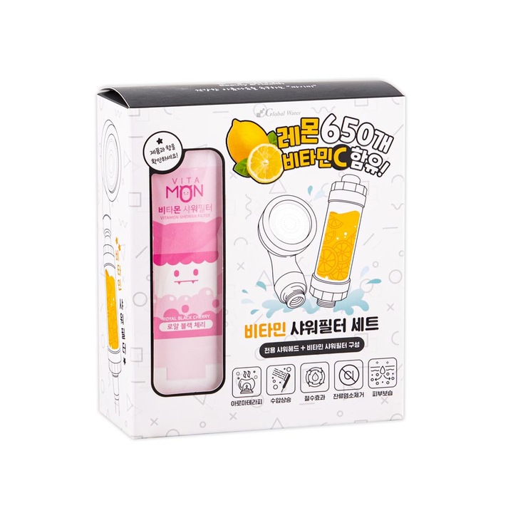 Душ филтър със слушалка MyWater VITAMON Череша