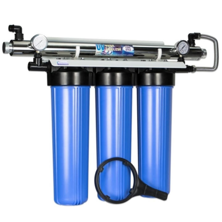Воден филтър за цялата къща MyWater GW -3-BB20-UV55